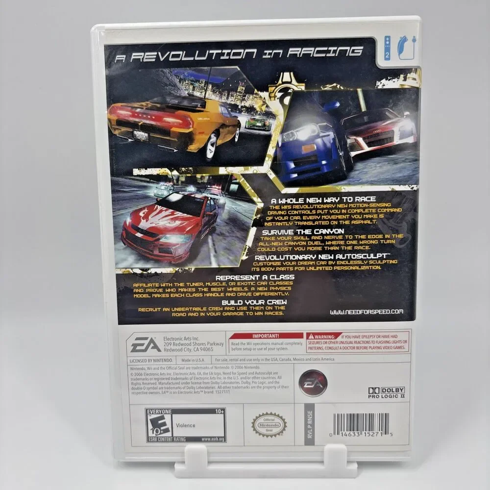 Need for Speed Carbon - Nintendo Wii CIB Tested